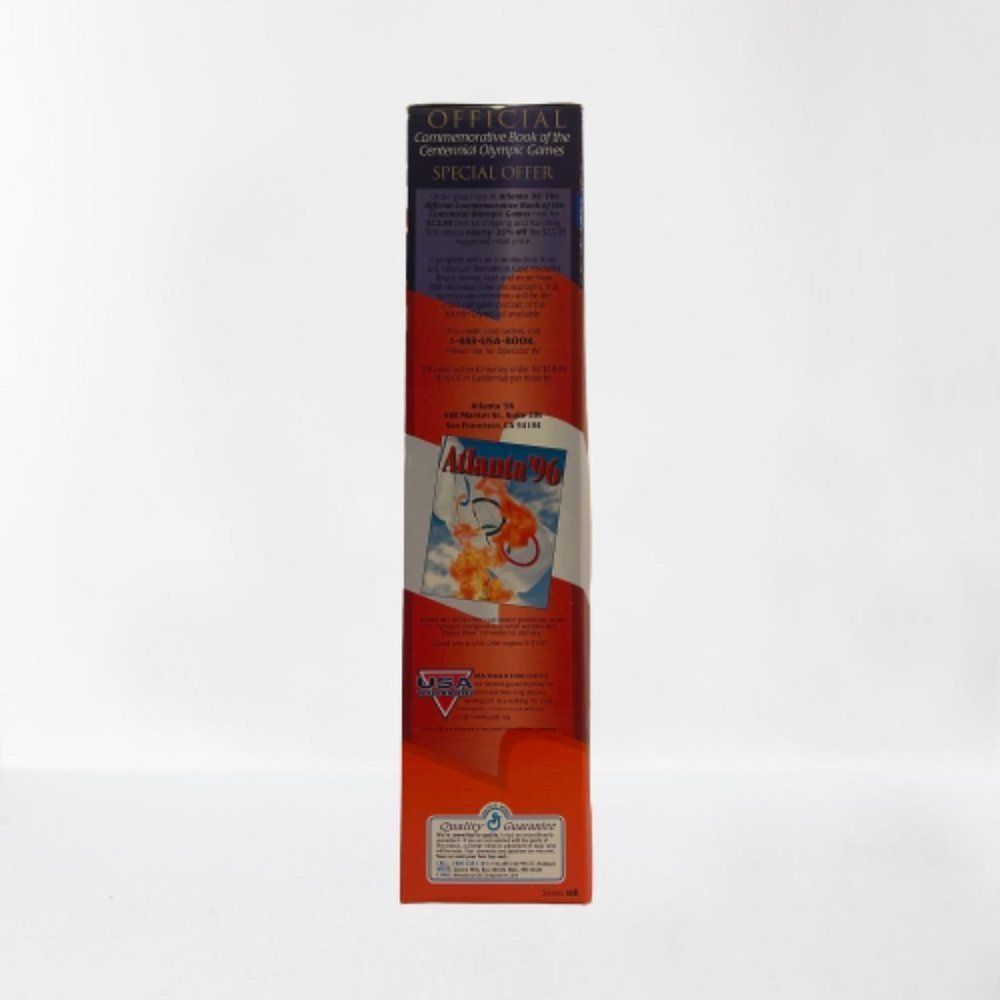 🆕1996 Olympics General Mills Michael Johnson Wheaties Sealed Cereal Box - Picture 3 of 6